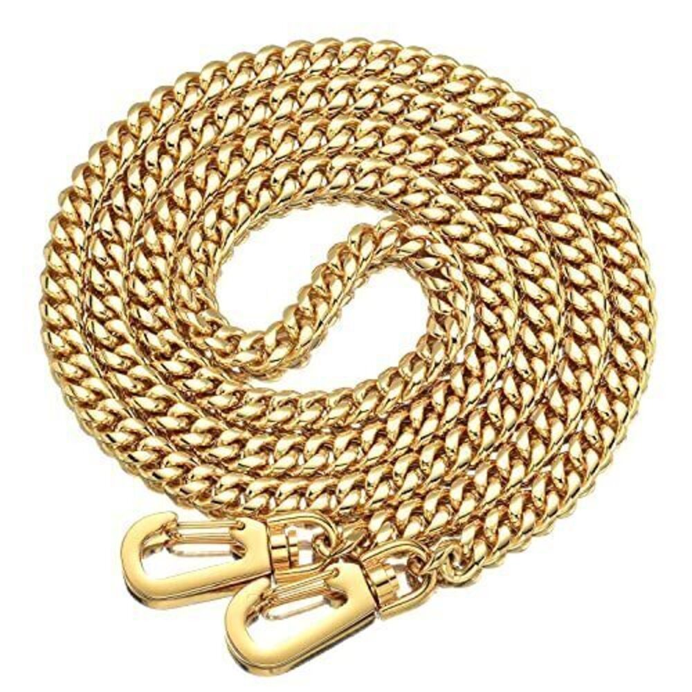 4184 18K Gold Stainless Steel 8mm DIY Belt for Purse Shoulder Crossbody